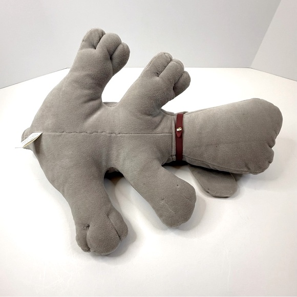 18” Pound Puppy Gray Stuffed Plushy 1985 Vintage - Picture 10 of 11